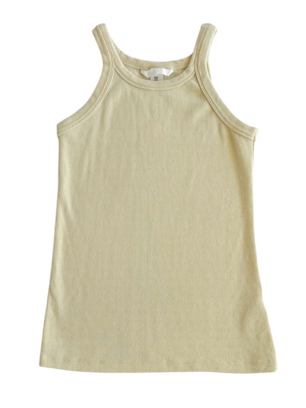 H&M Ribbed Vest Top | Butter Yellow | Size M | GUC